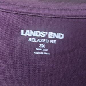 Lands End SZ 3X long sleeve